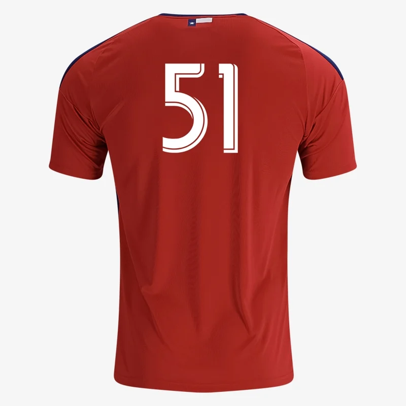 Home red jersey